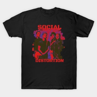 Social Distortion - red acid T-Shirt